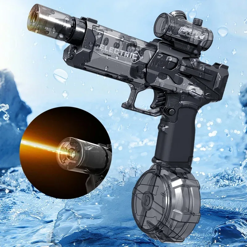 Long Range Automatic Electric Water Gun With Light Effect
