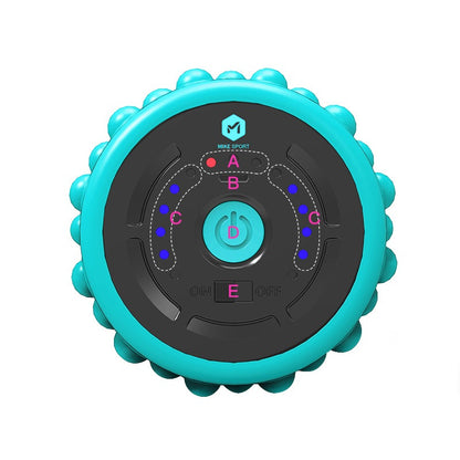 Electric Vibrating Yoga Foam Roller Massager – Rechargeable Deep Tissue Recovery Roller 💪✨
