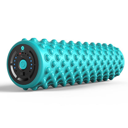 Electric Vibrating Yoga Foam Roller Massager – Rechargeable Deep Tissue Recovery Roller 💪✨