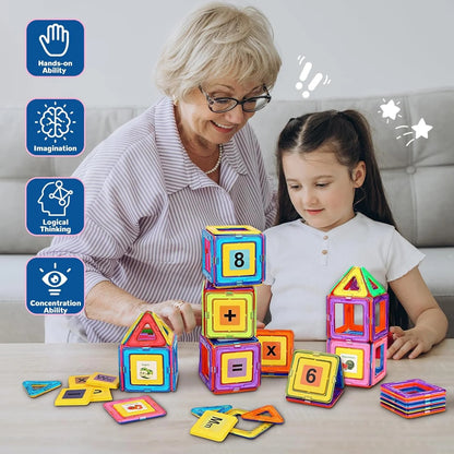 STEM Magnetic Building Blocks Set – 42 Pieces for Kids 🧲✨