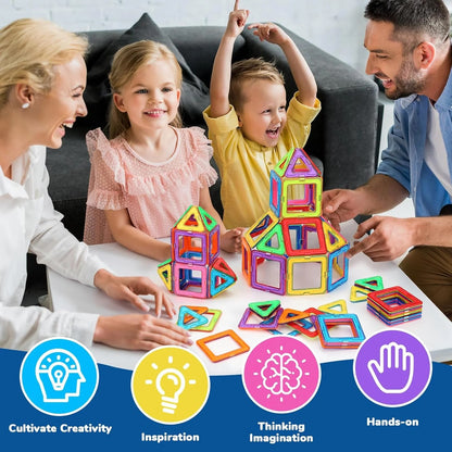 STEM Magnetic Building Blocks Set – 42 Pieces for Kids 🧲✨
