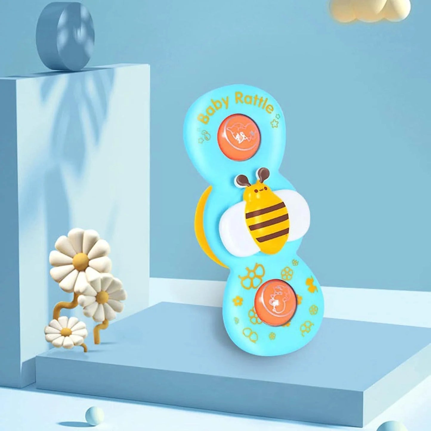 Baby Rattle Spinner Toy Set