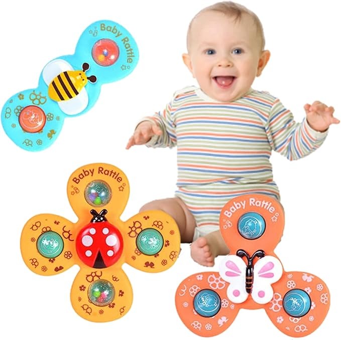 Baby Rattle Spinner Toy Set
