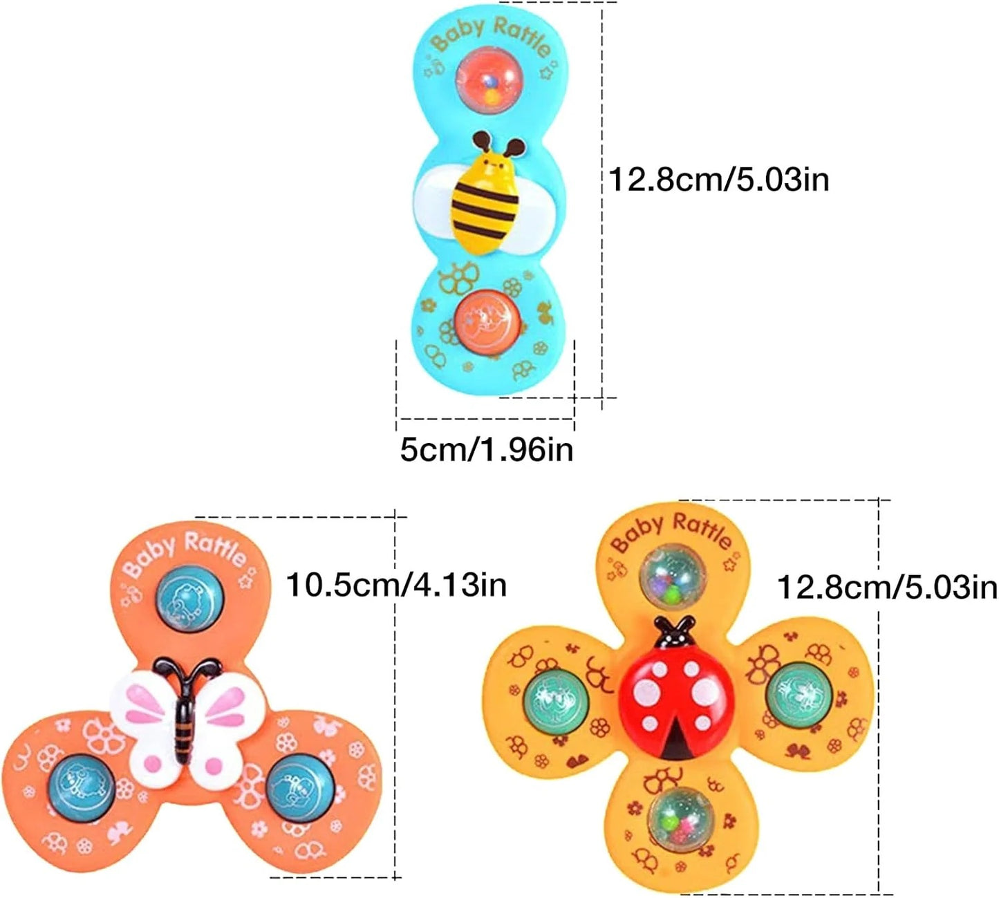 Baby Rattle Spinner Toy Set