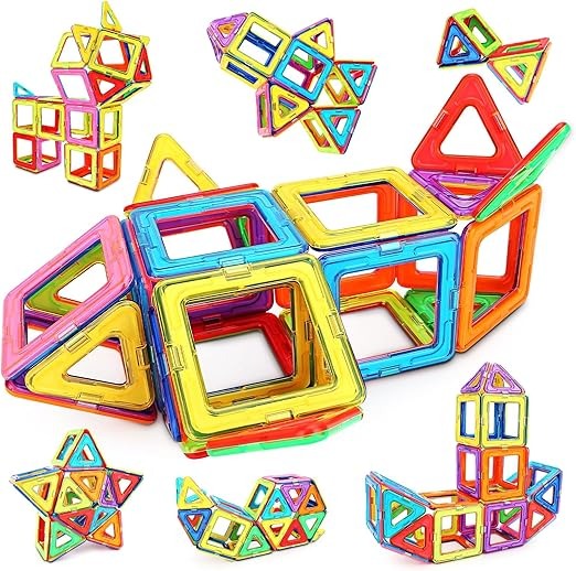 STEM Magnetic Building Blocks Set – 42 Pieces for Kids 🧲✨